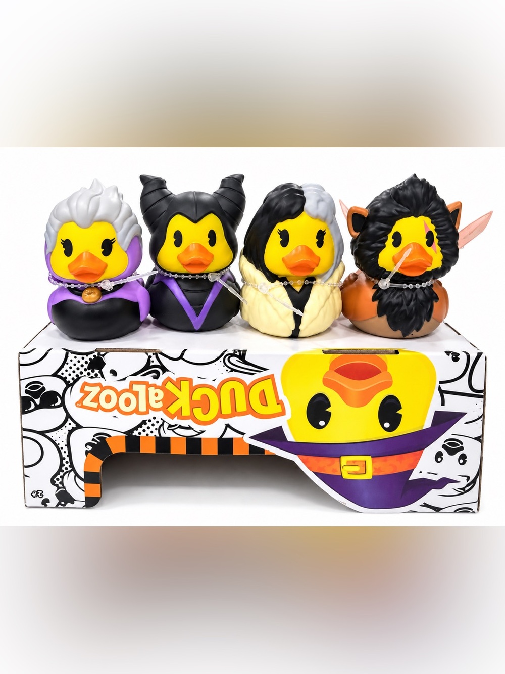 Disney Duckalooz Villains 5-Piece Set Rubber Ducks New With Tags